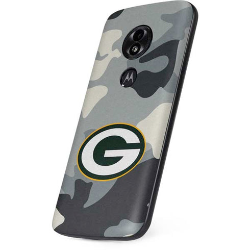 NFL Green Bay Packers Camo Moto E5 Play Skin